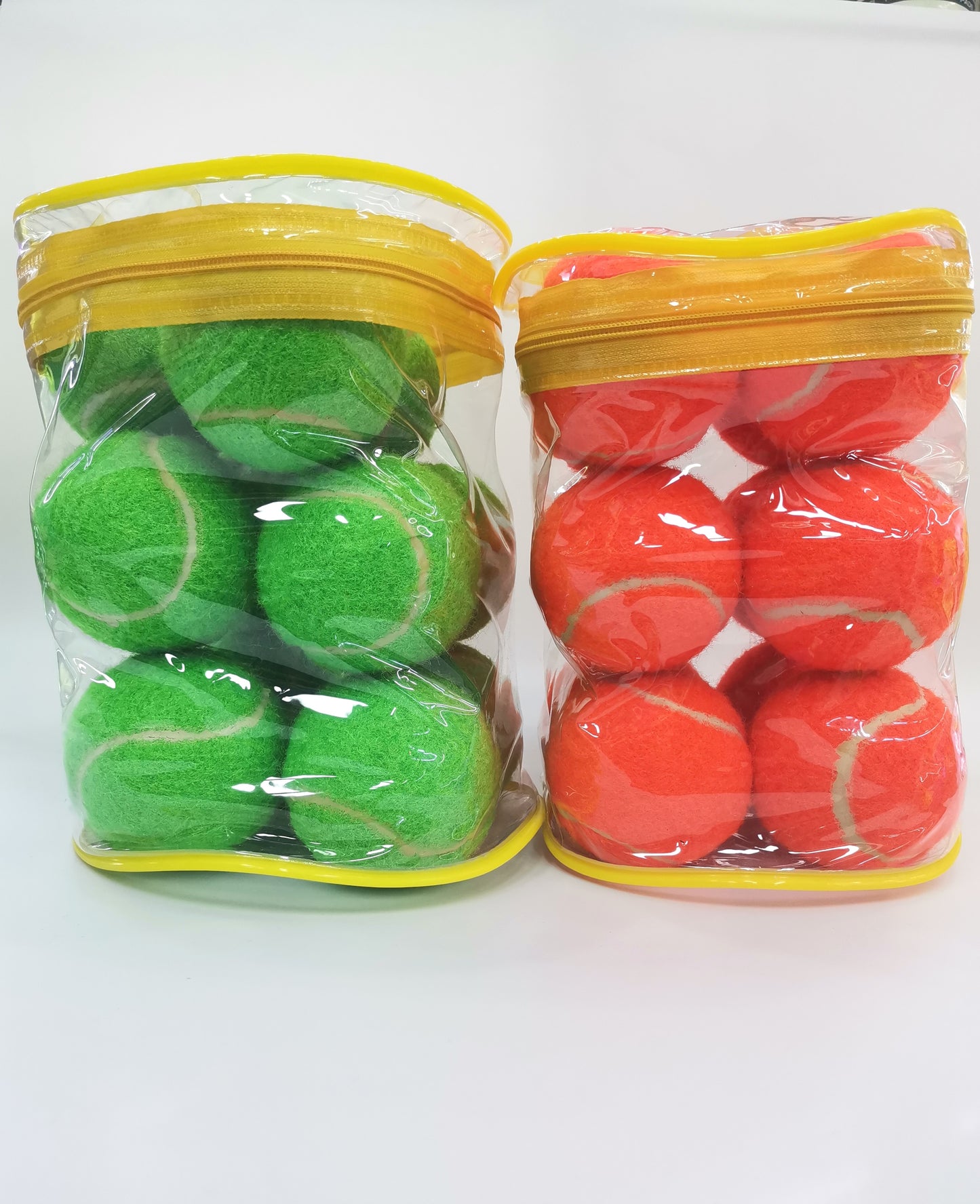 Tennis Balls in Zipper Bag(12pcs)-different colors