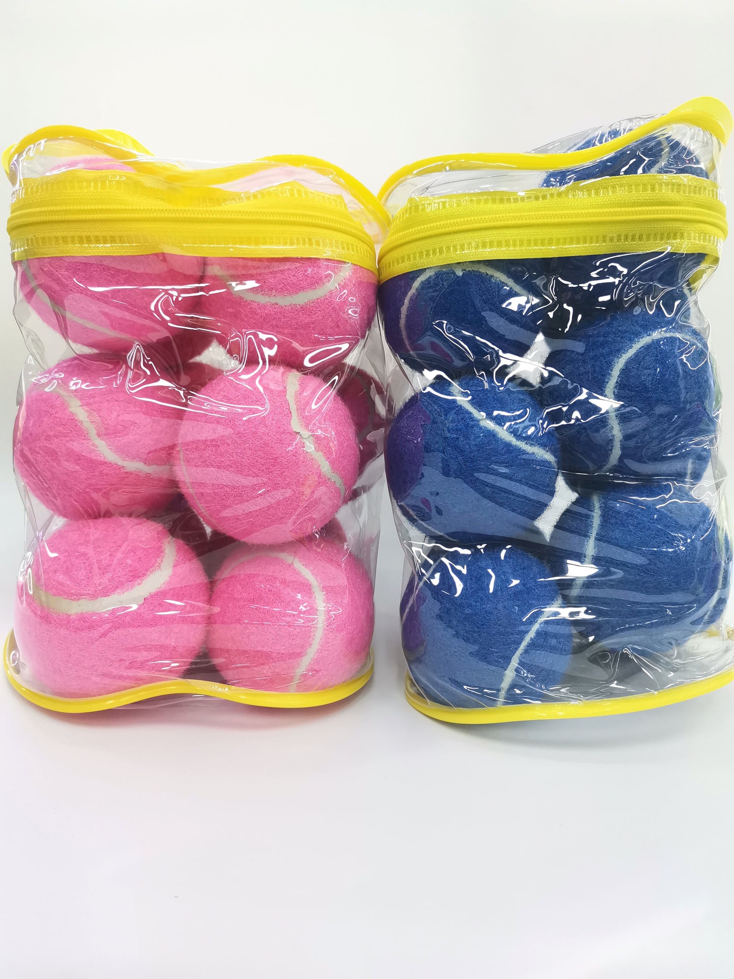 Tennis Balls in Zipper Bag(12pcs)-different colors